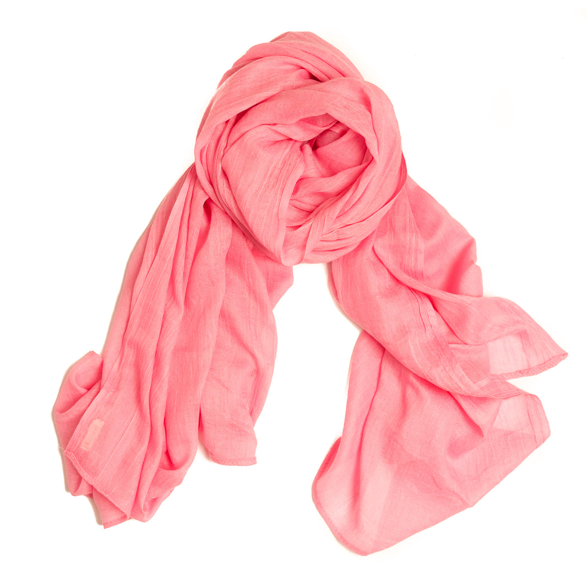 Scarf plain modal pink