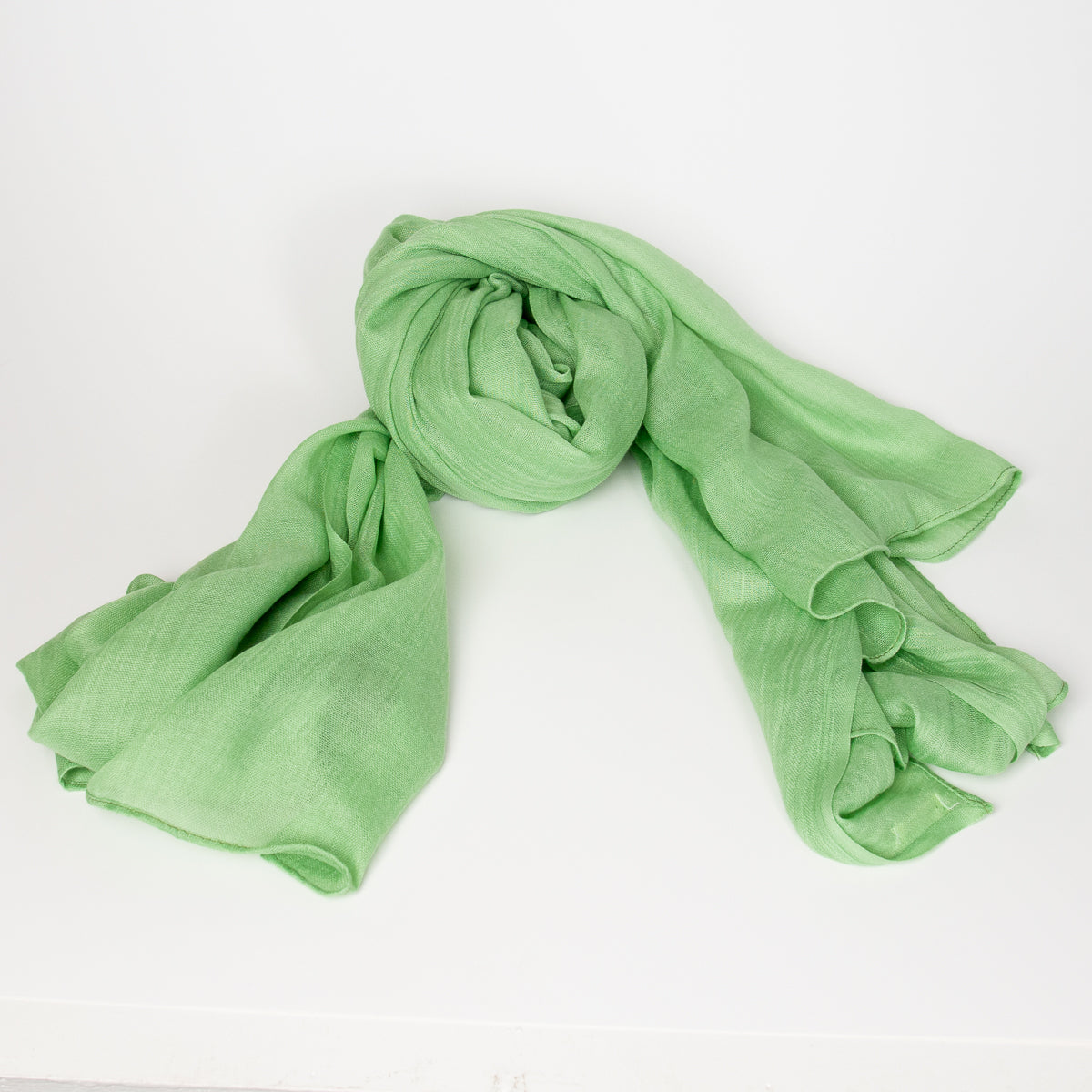 470054 Skjerf modal - lys lime grønn