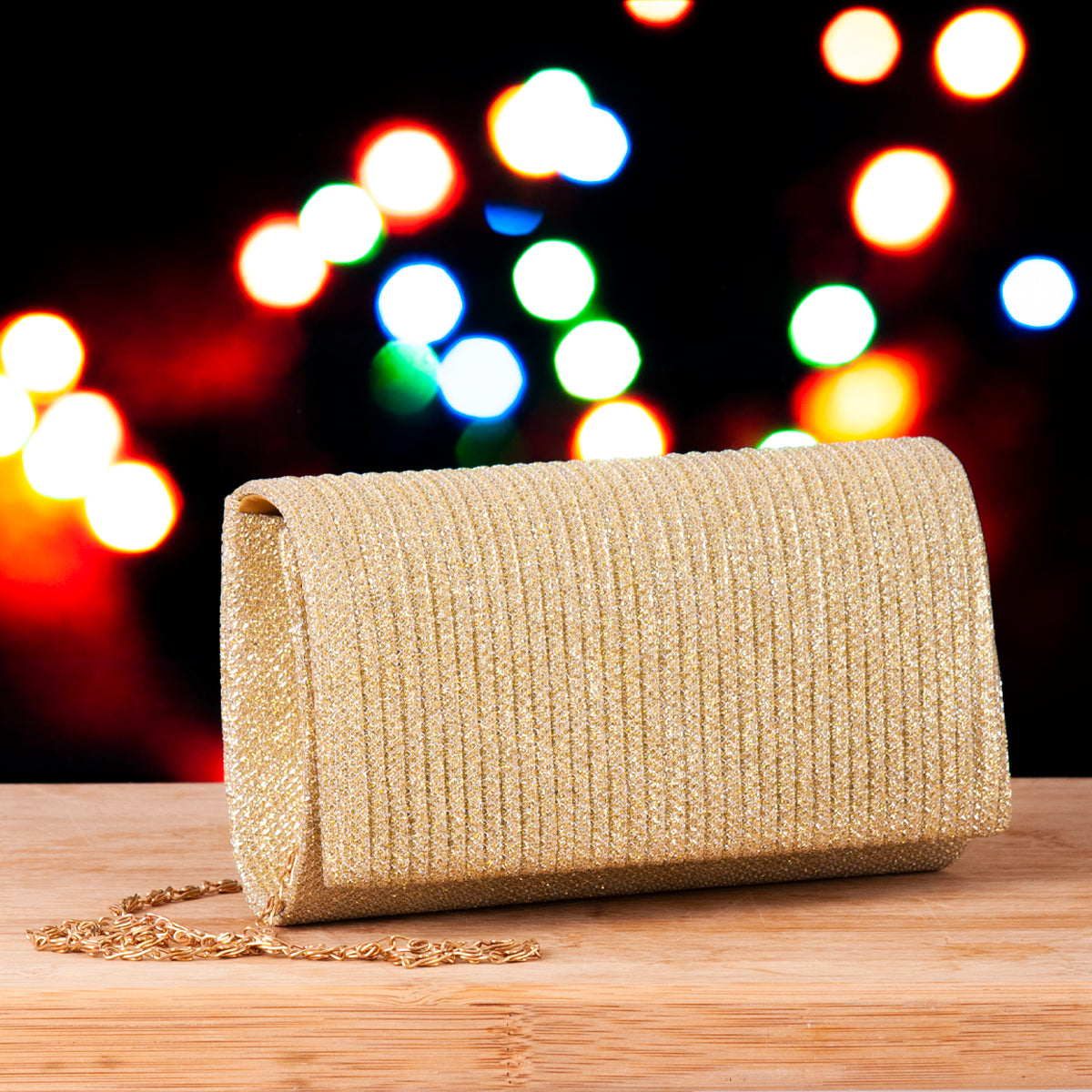 513162 Veske glitterclutch