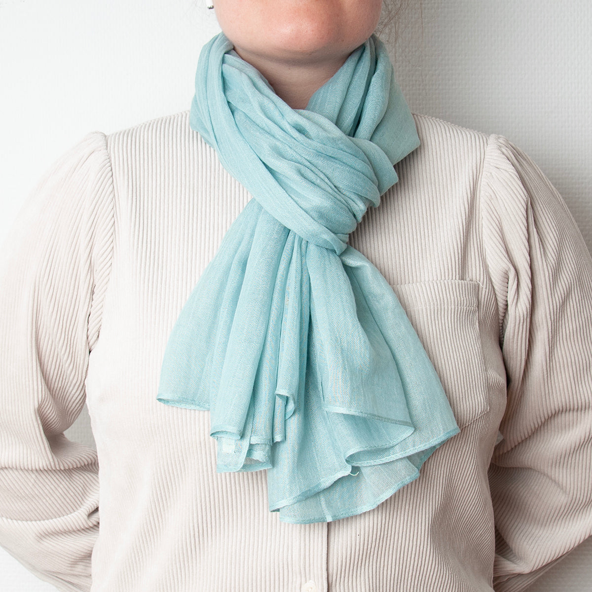 Scarf modal - light green