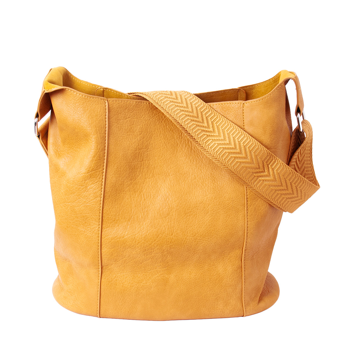 Bag ANNA large crossbody bag - ocher