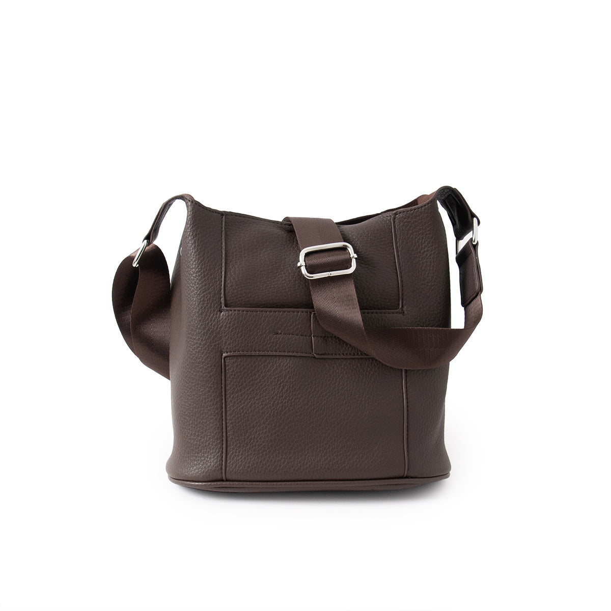 Bag ANNA small crossbody bag - dark brown