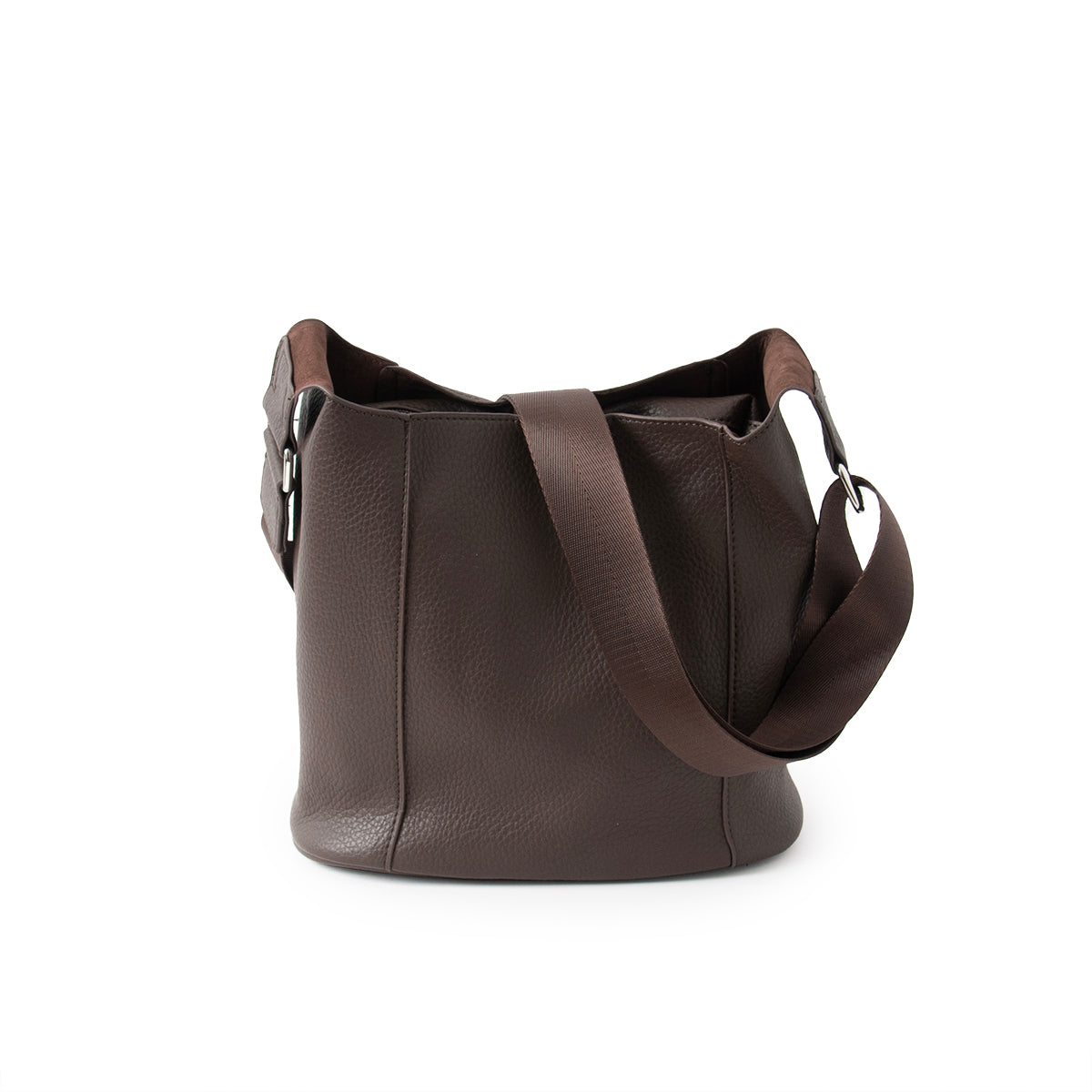 Bag ANNA small crossbody bag - dark brown