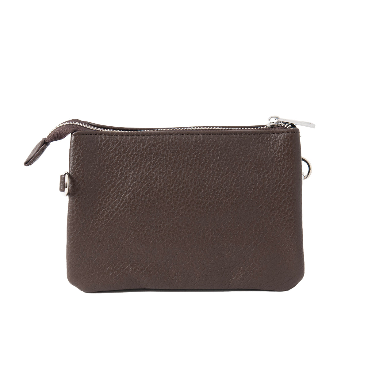 Bag ANNA clutch - new dark brown