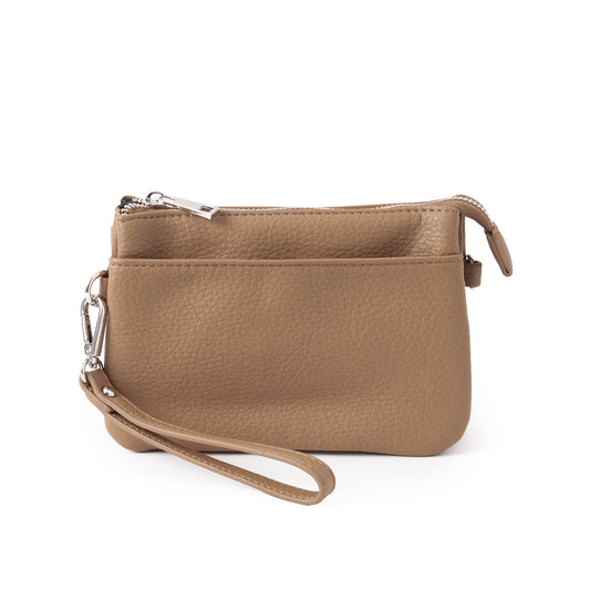 Bag ANNA clutch - new cognac