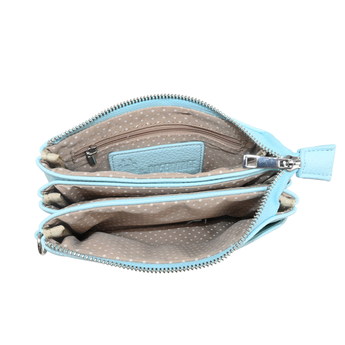 Bag ANNA clutch - ice blue