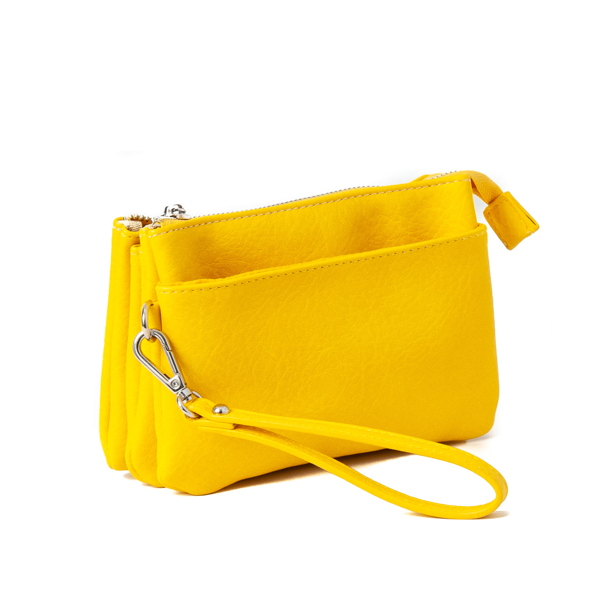 Bag ANNA clutch - yellow