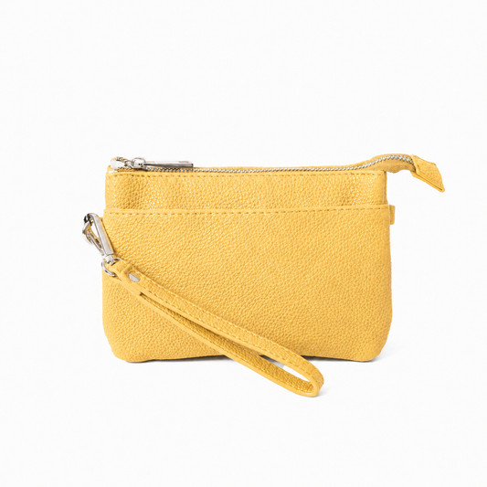 662662 Veske ANNA clutch - lys gul