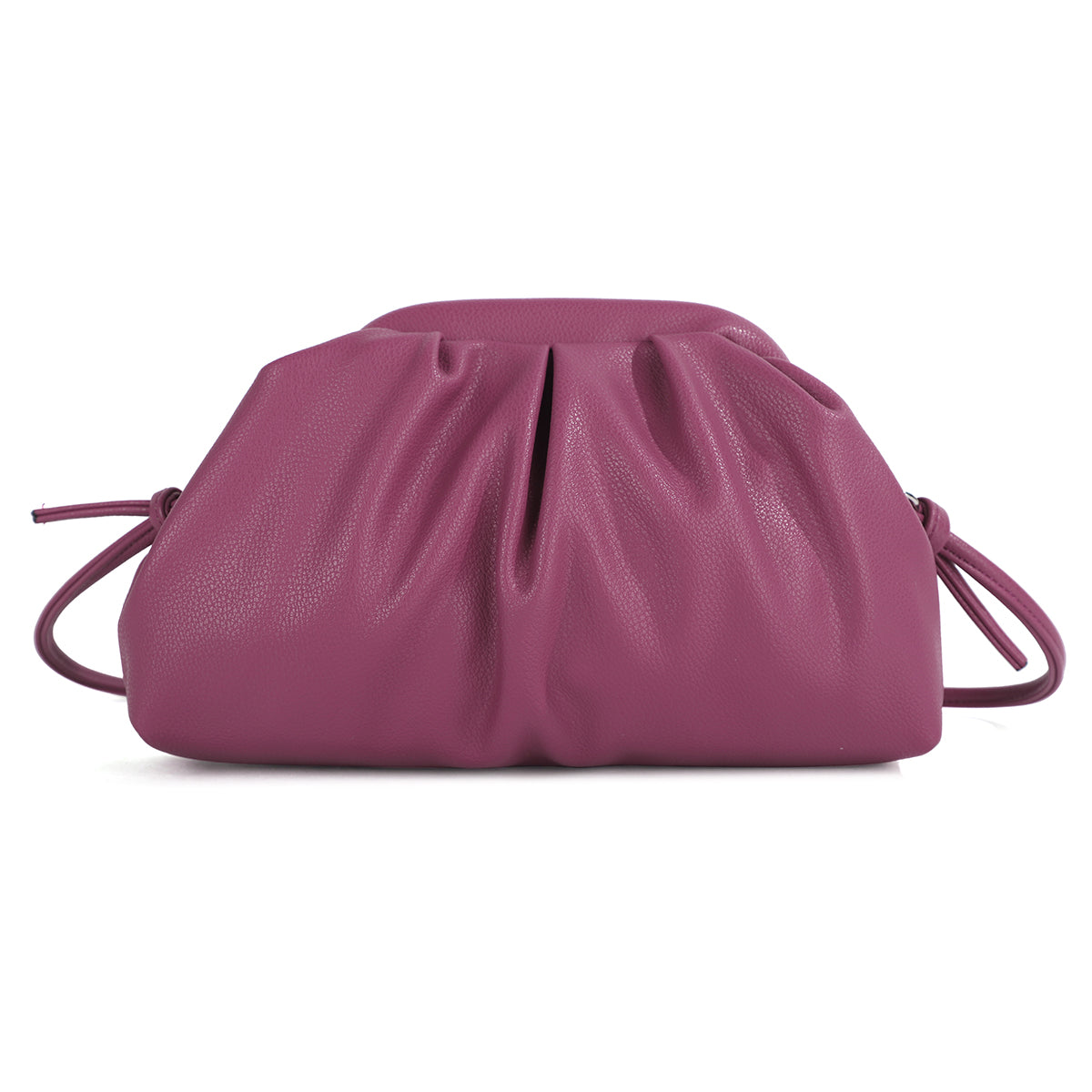 740232 Vesker NORA clutch - mørk rosa