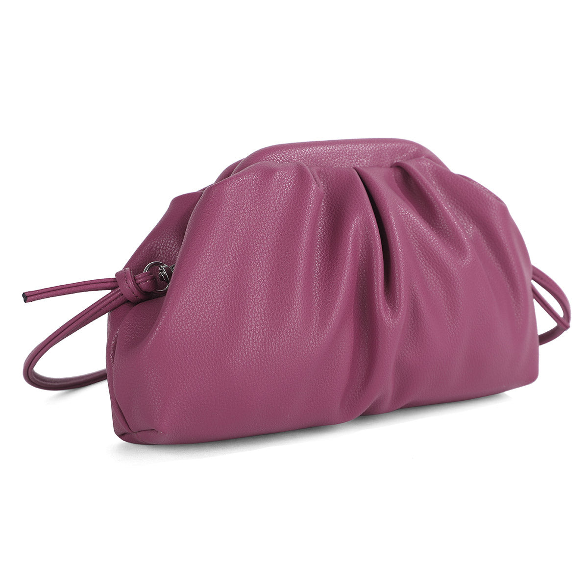 740232 Vesker NORA clutch - mørk rosa