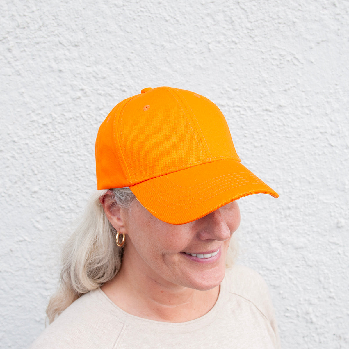 Hat, cap cotton - orange