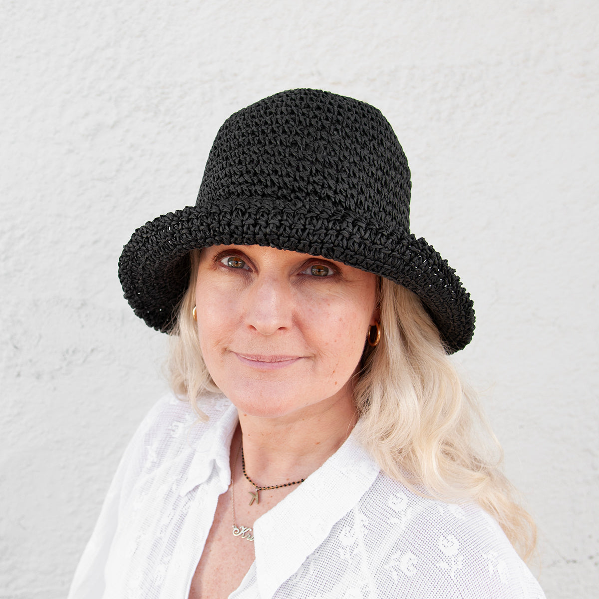 754201 LUER, Papirstrå bøttehatt