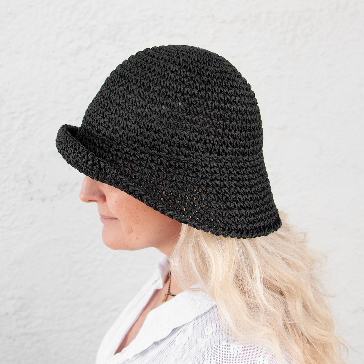 754201 LUER, Papirstrå bøttehatt