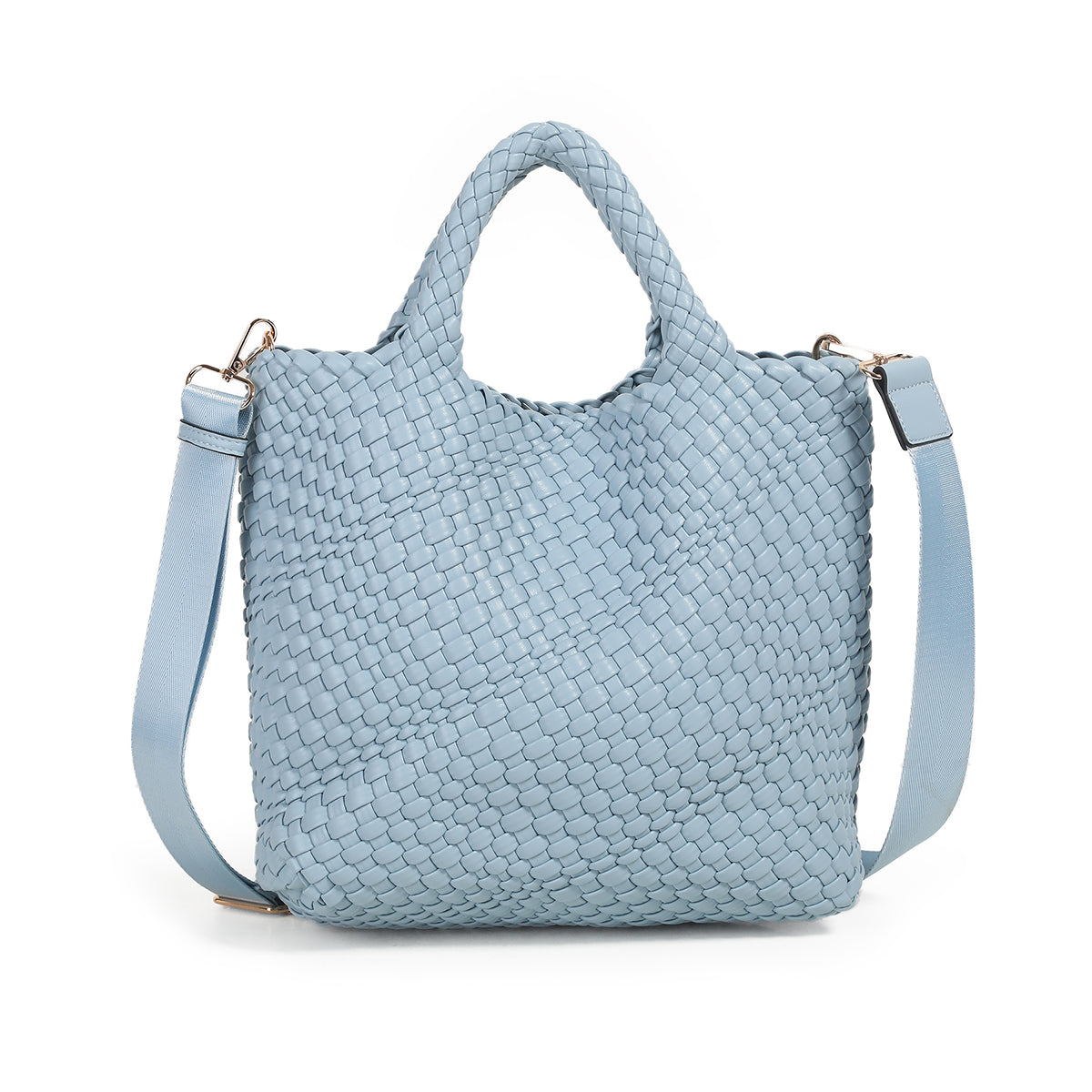 785046 Veske BILLIE Håndveske flettet - lys blå