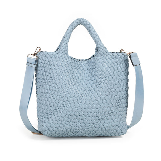 785046 Veske BILLIE Håndveske flettet - lys blå