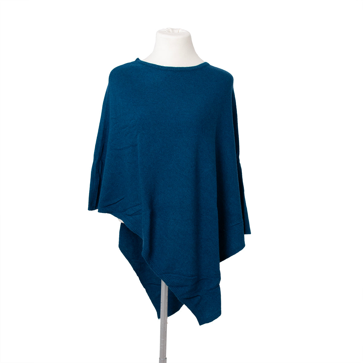 804444 Poncho Eco Kashmir 1380/1381 - jeans blå