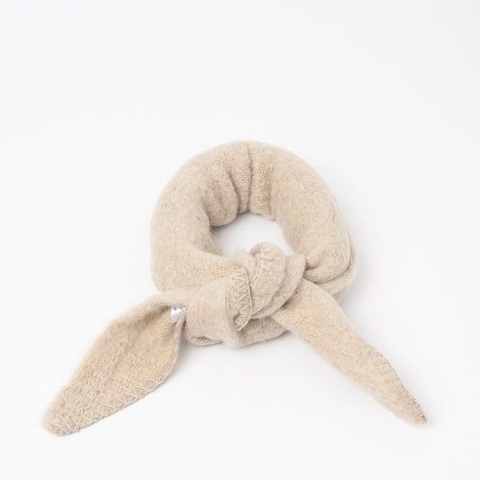 Small triangle with stitches TG16028 - beige