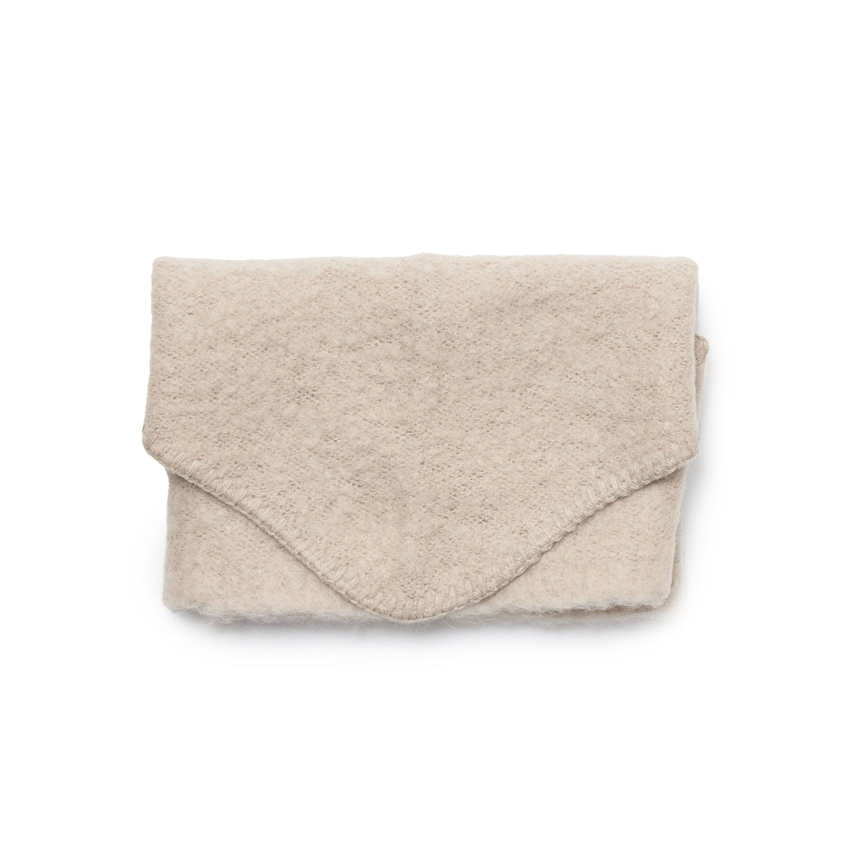 Small triangle with stitches TG16028 - beige