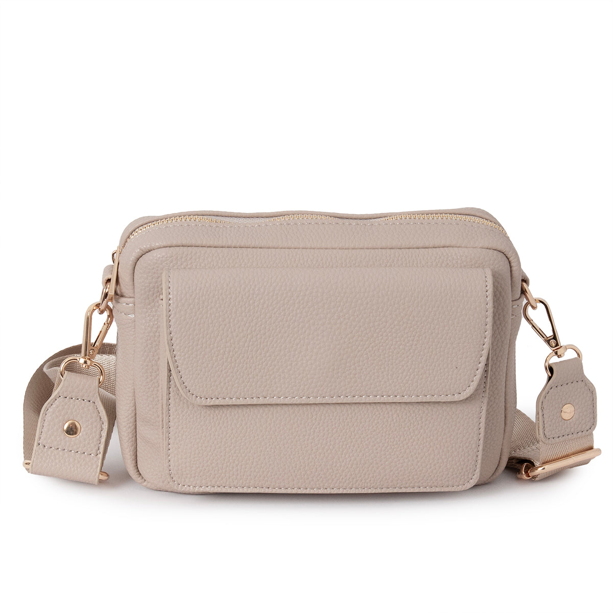 815205 Veske DALLAS Clutch med frontlomme - beige