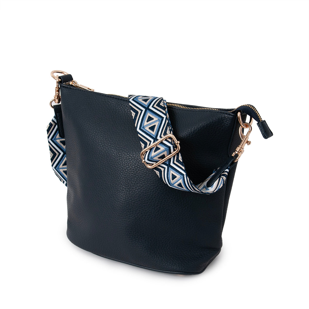 Bag DANA Cross bag with patterned strap - navy