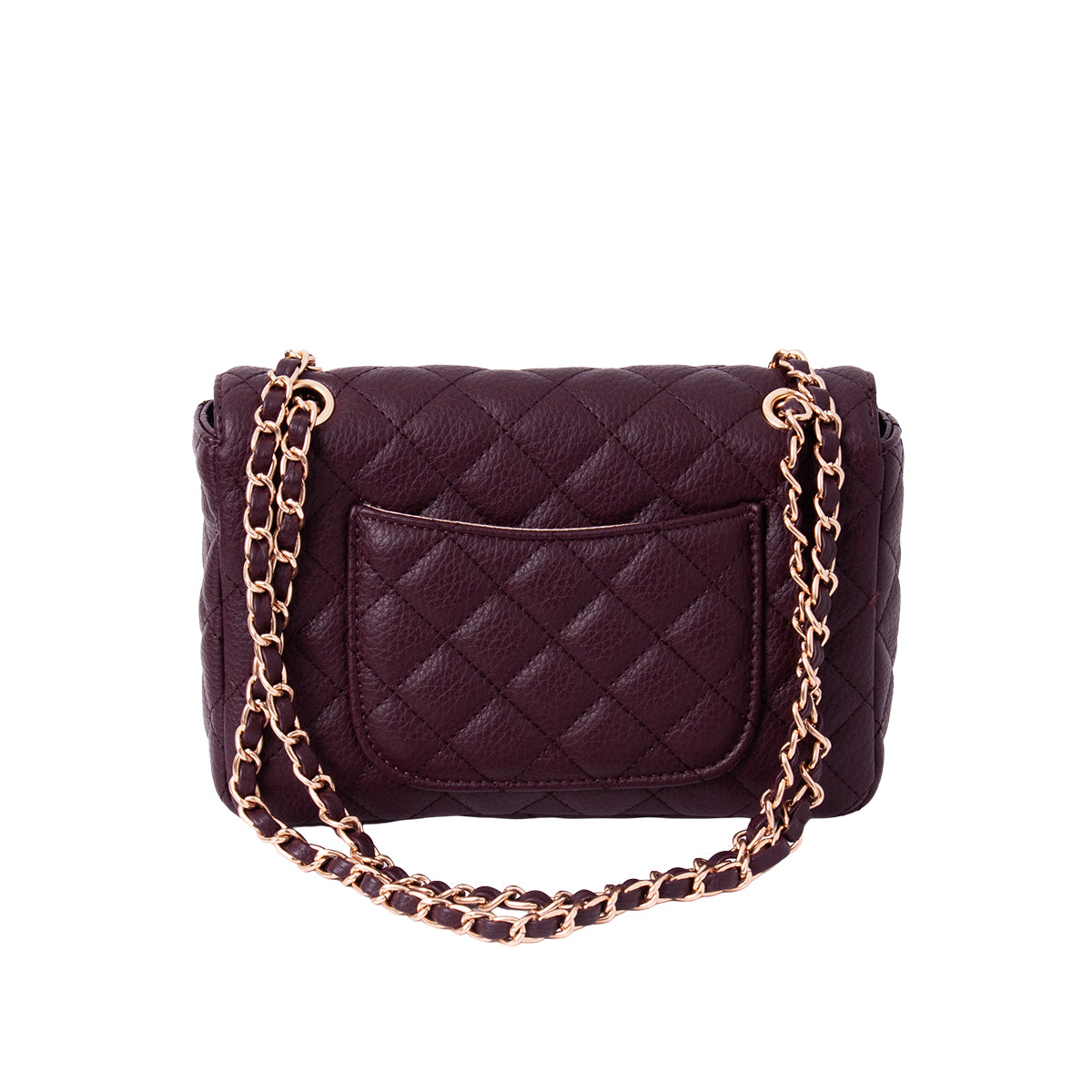 816421 Vesker, DAISY stor clutch - burgunder