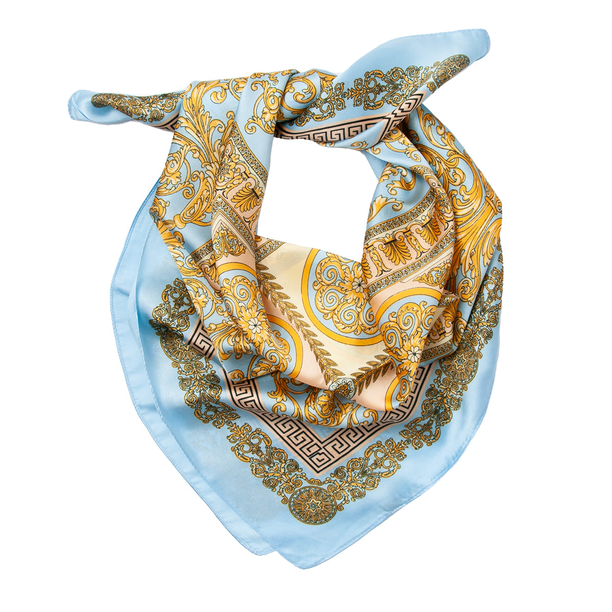 Scarf, small scarf Versace - light blue