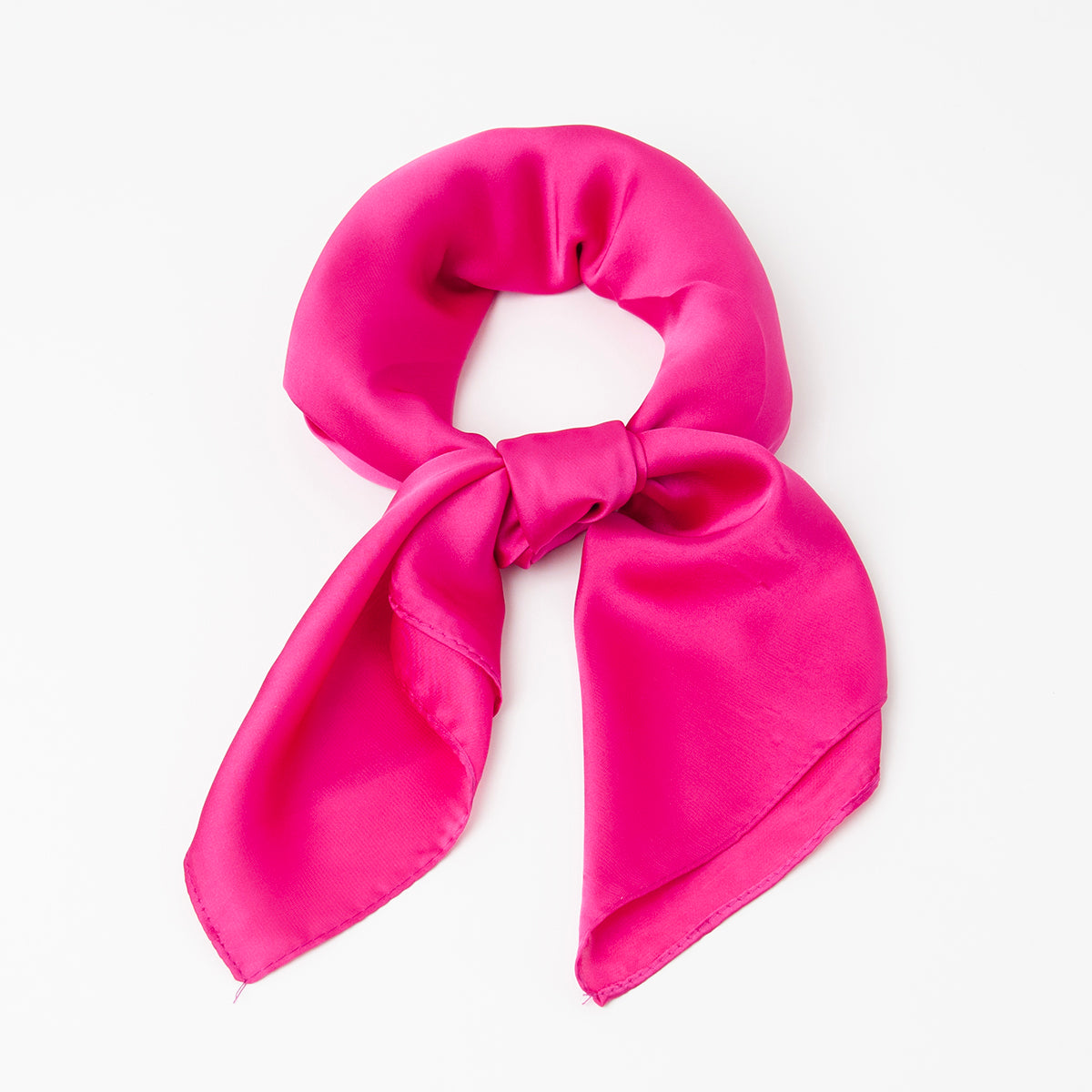 822532 Skjerf, lite skjerf ensfarget - lys rosa