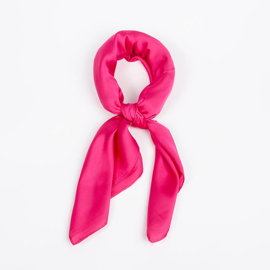 822532 Skjerf, lite skjerf ensfarget - pink