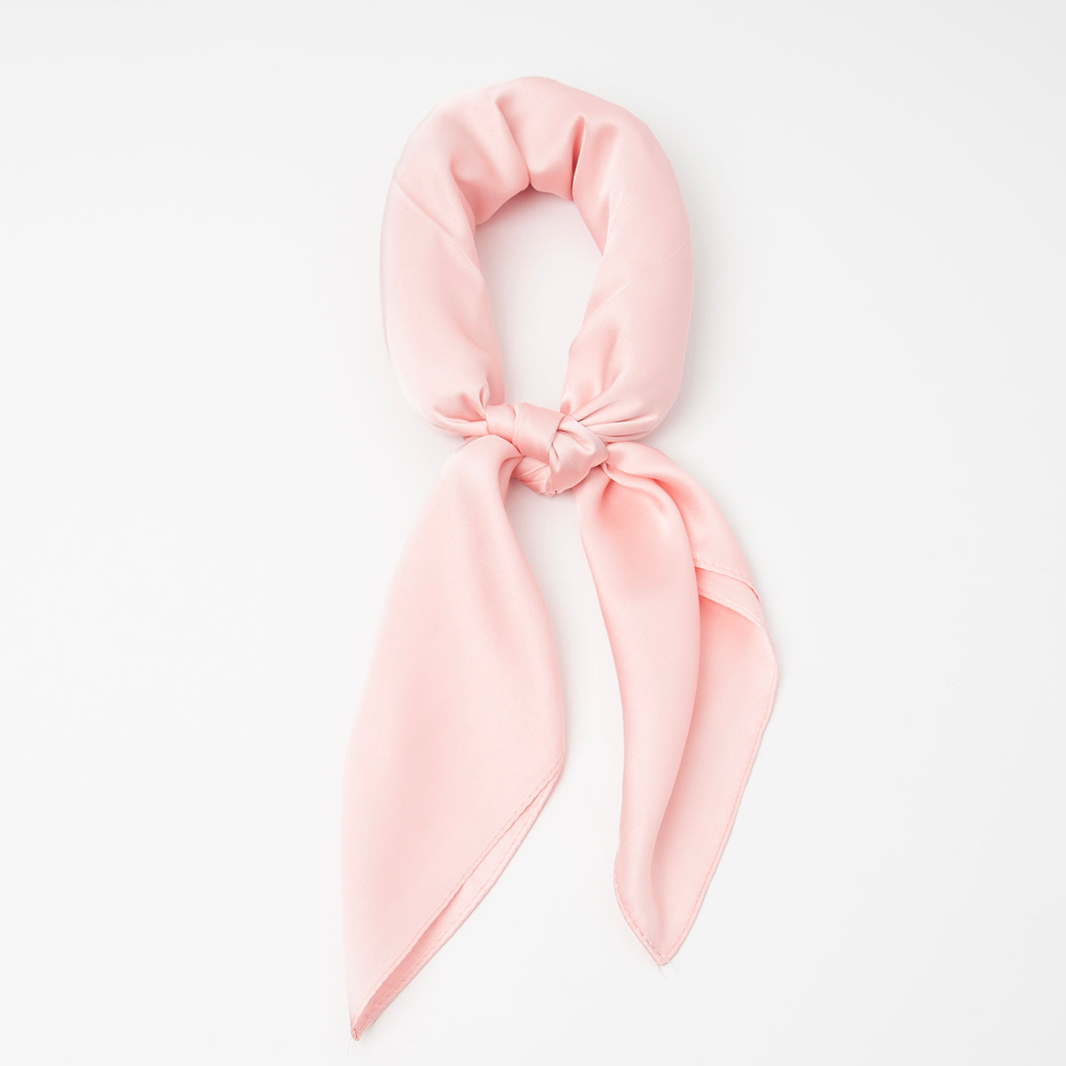 822536 Skjerf, lite skjerf ensfarget - lys rosa