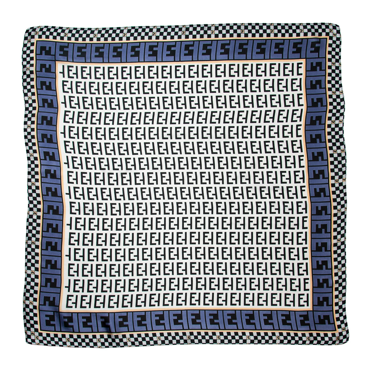 Scarf, Small scarf F-print - black