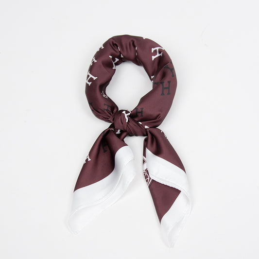 823121X  Skjerf, Lite skjerf H-print - burgunder