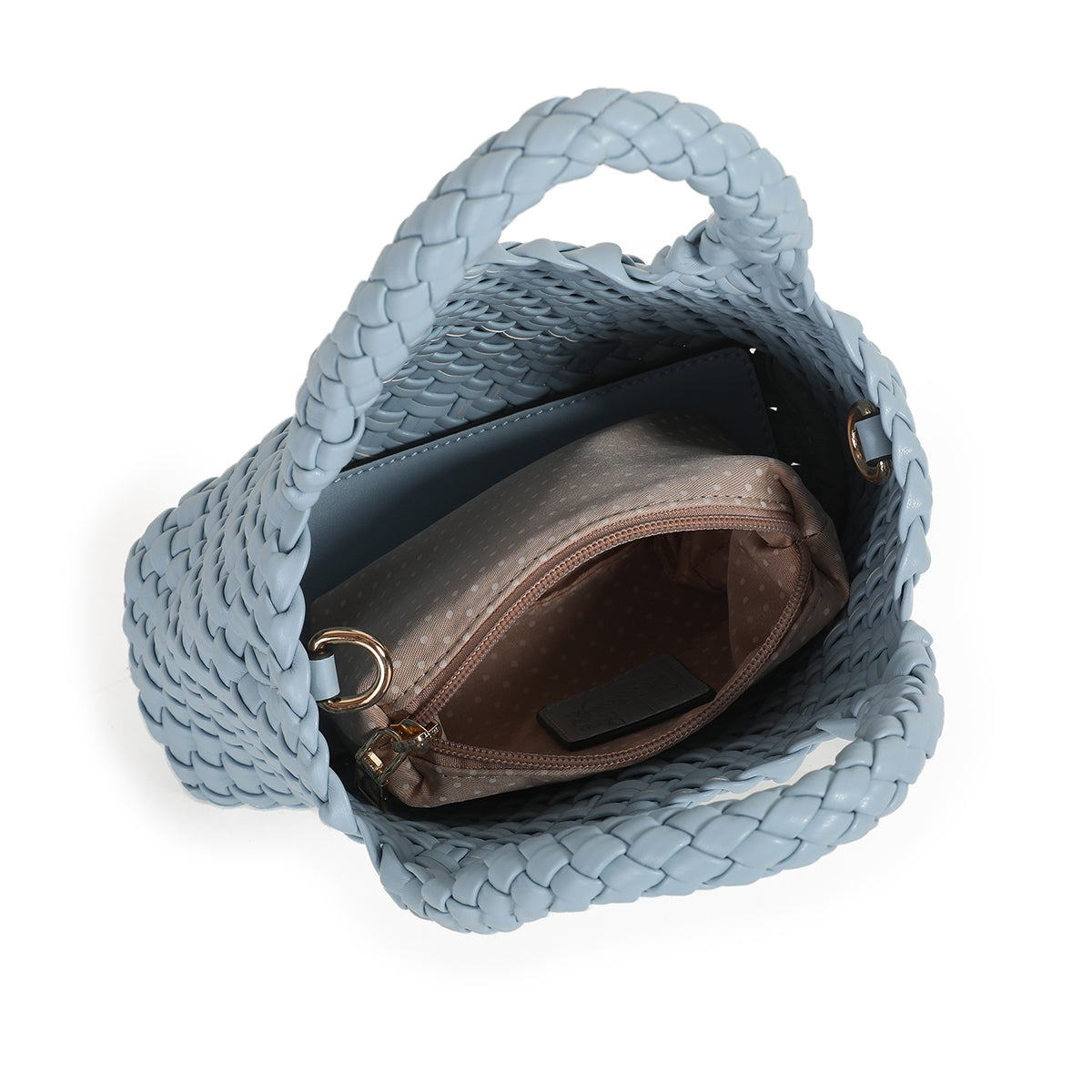 830146 Vesker, EDDA Flette miniveske - lys blå