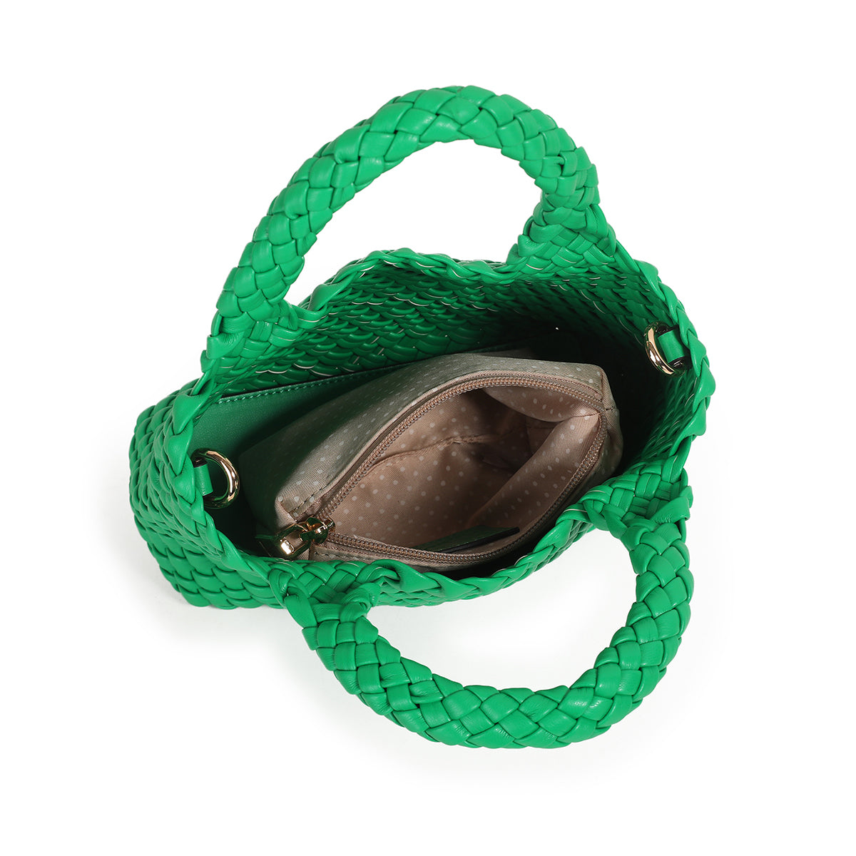 830155 Vesker, EDDA Flette miniveske -sterk grønn