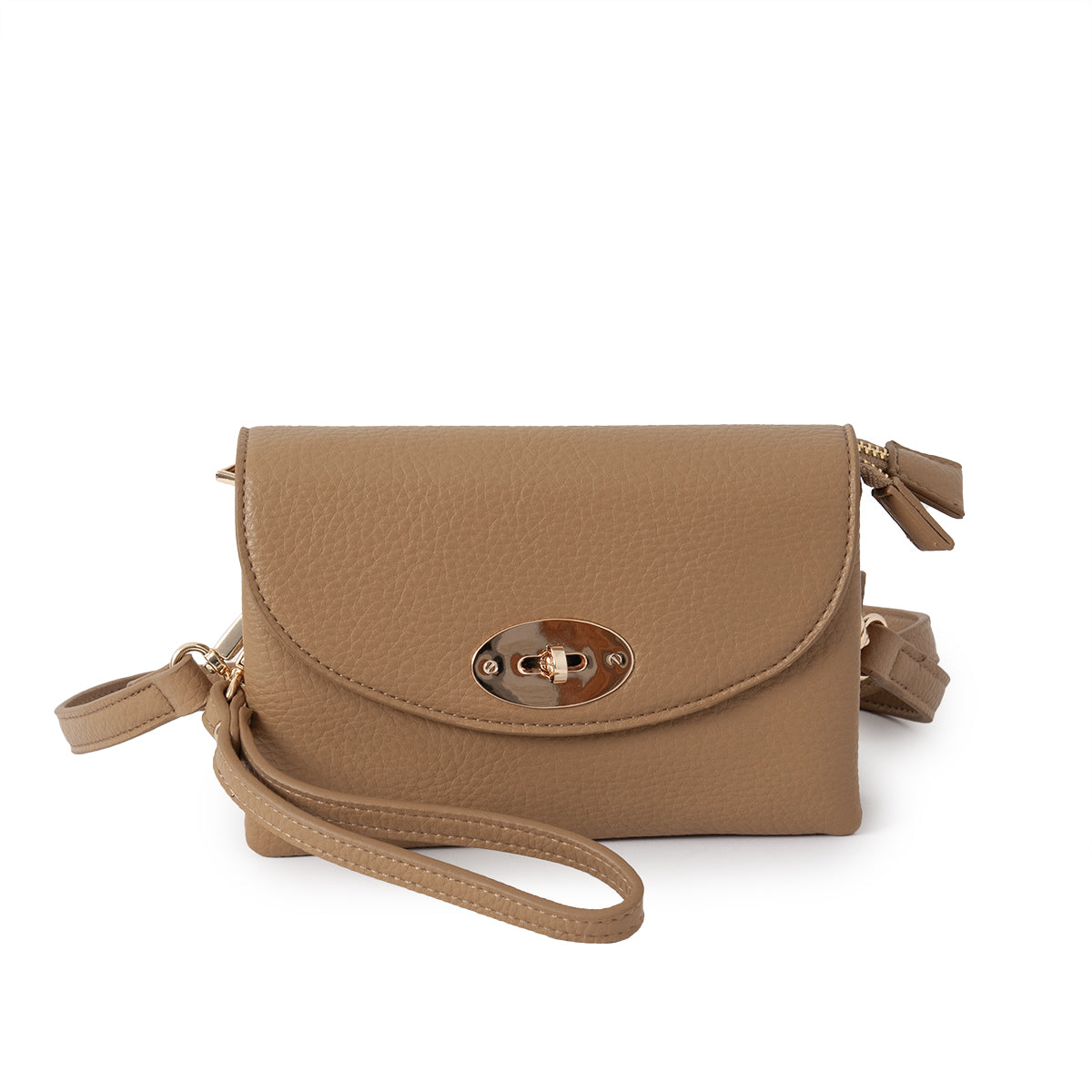 840015 Vesker DANIELLE Clutch - cognac