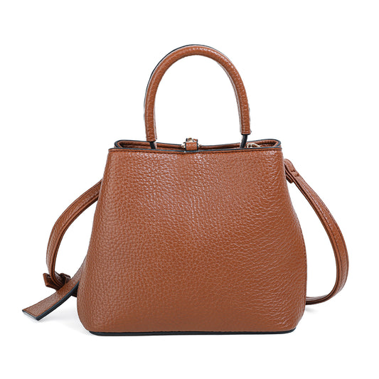 832315 Vesker, ERLE Liten bucketbag - cognac