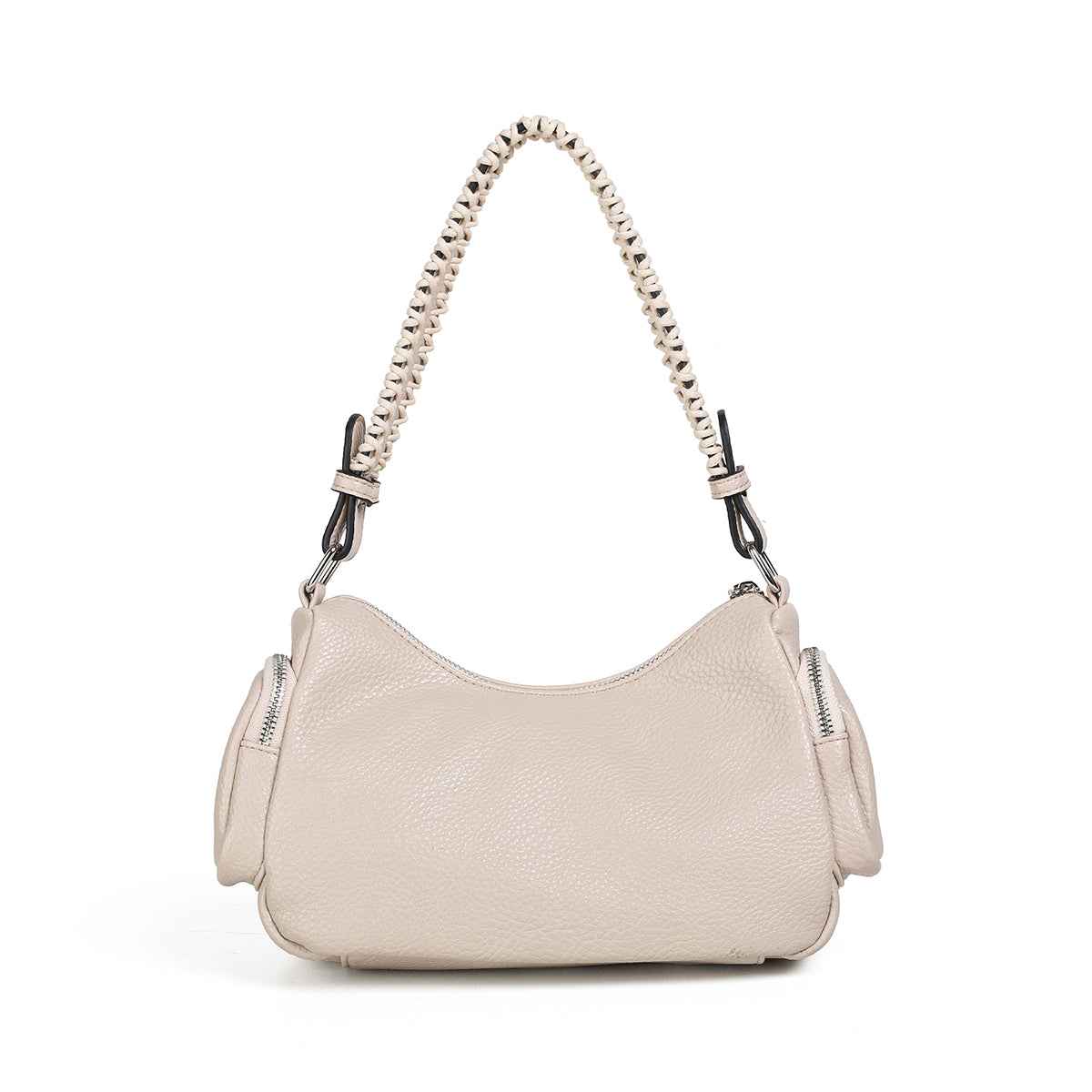 838805 Vesker, FANNY bag med makrame - beige