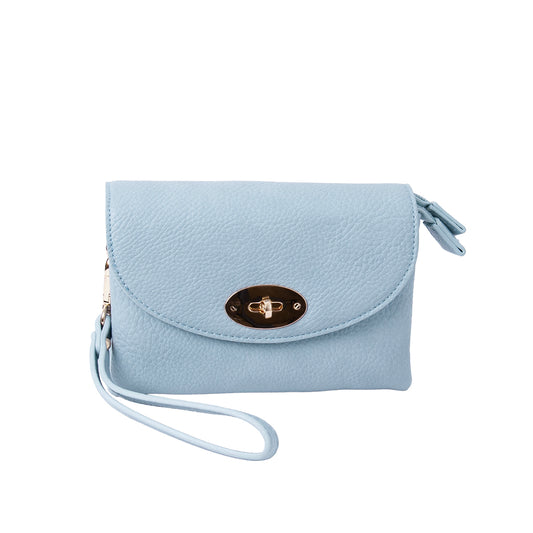 840046 Vesker DANIELLE Clutch - lys blå