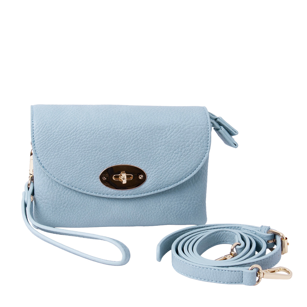 840046 Vesker DANIELLE Clutch - lys blå