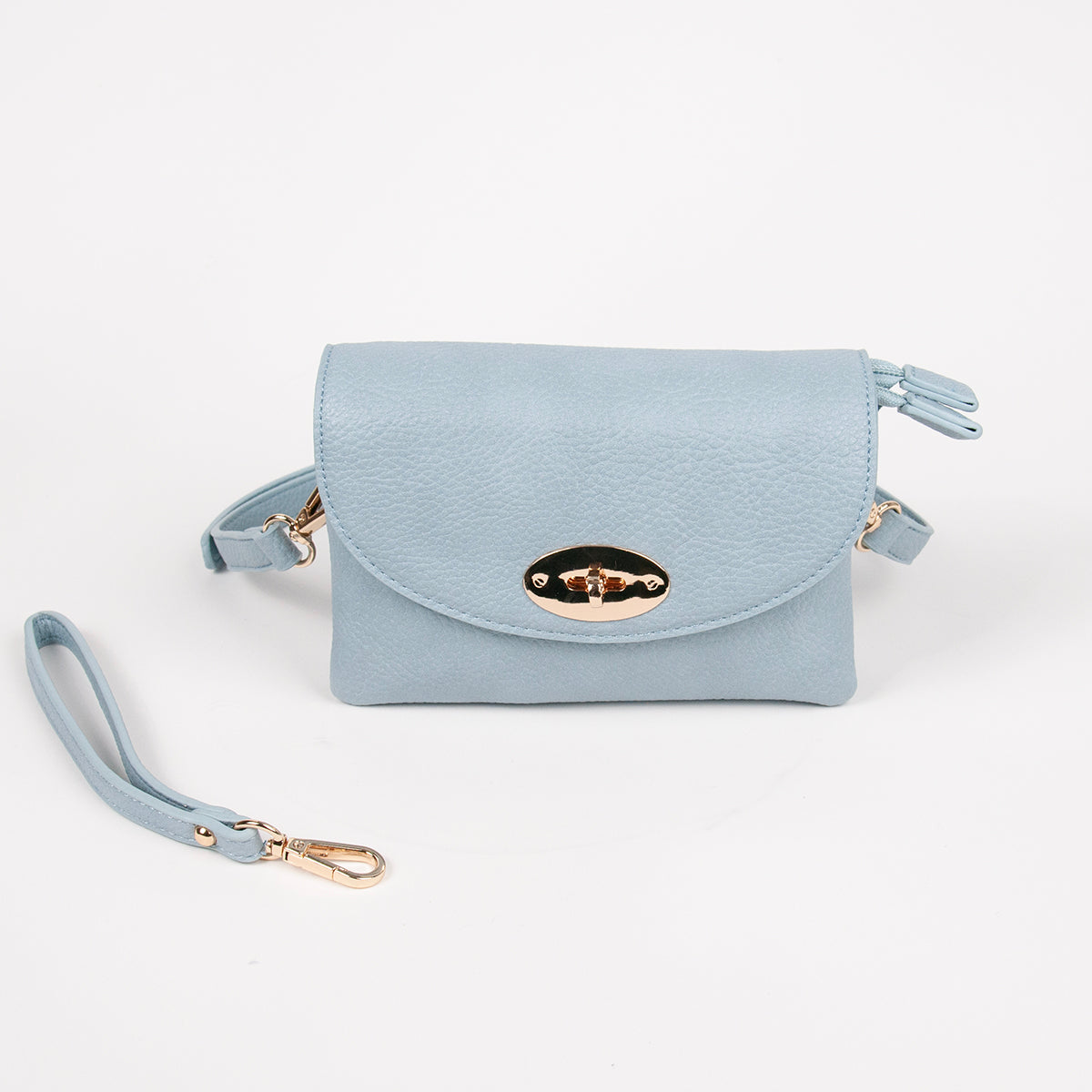 840046 Vesker DANIELLE Clutch - lys blå