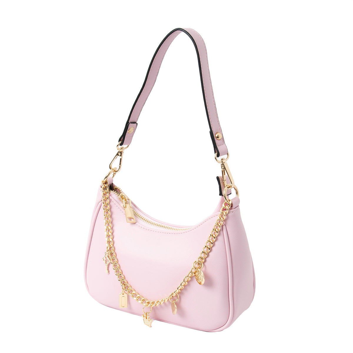 840436 Vesker, F Clutch med stor pyntelenke - lys rosa