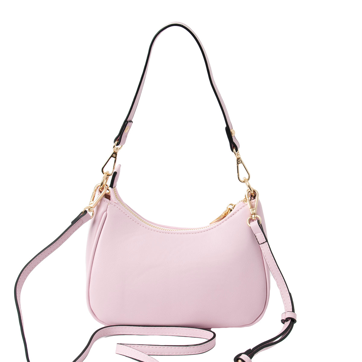 840436 Vesker, F Clutch med stor pyntelenke - lys rosa