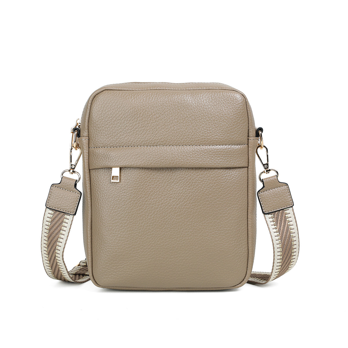 840505 Vesker, FRIDA CityBag med frontlomme - beige