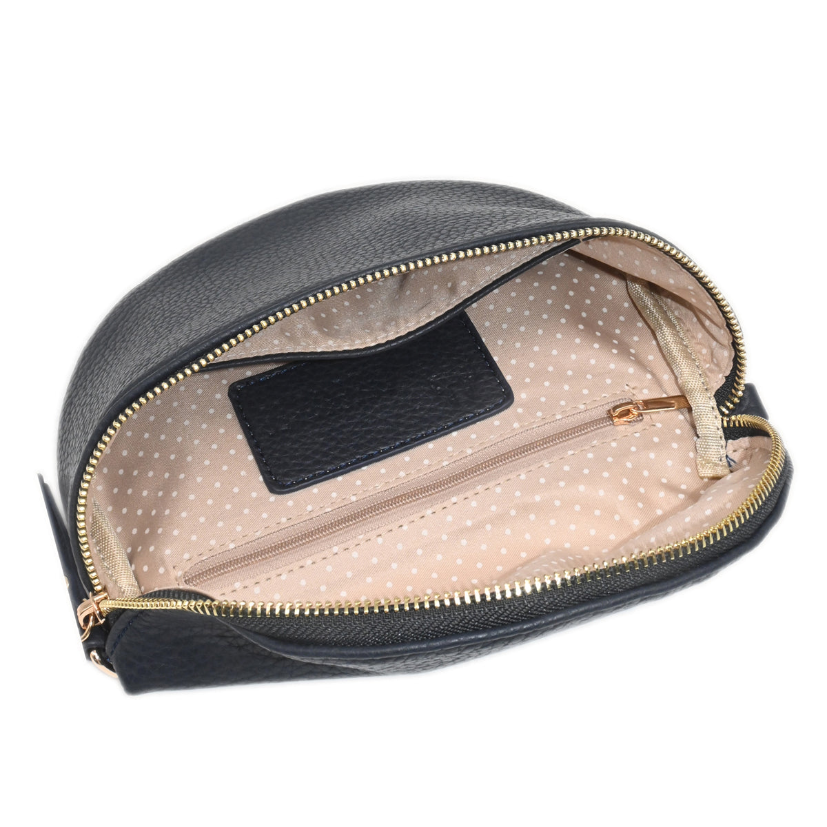 840741 Vesker, PEPPER BumBag med mønstret rem - marine