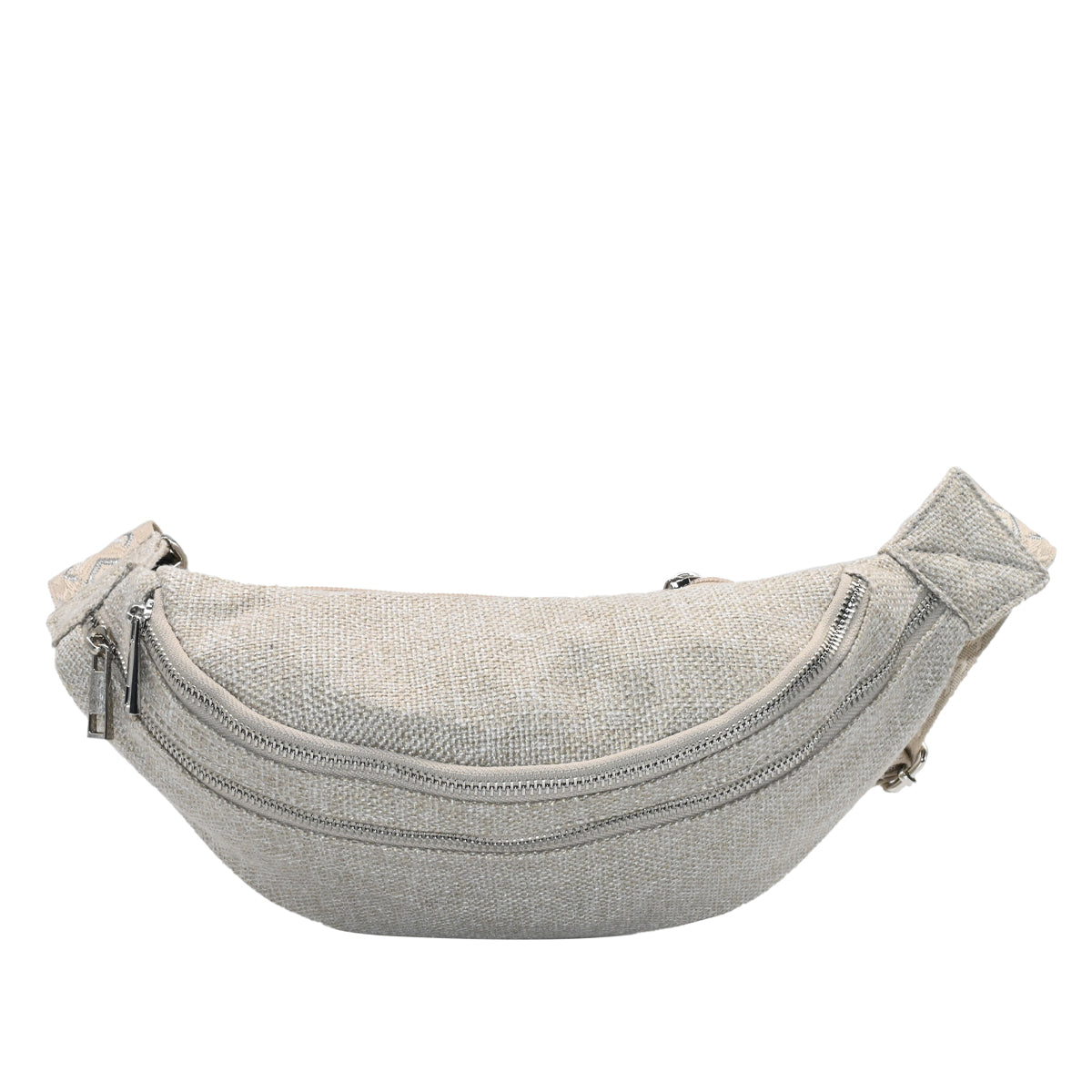 840807 Vesker, FRIGG BumBag- lin-look - mørk beige
