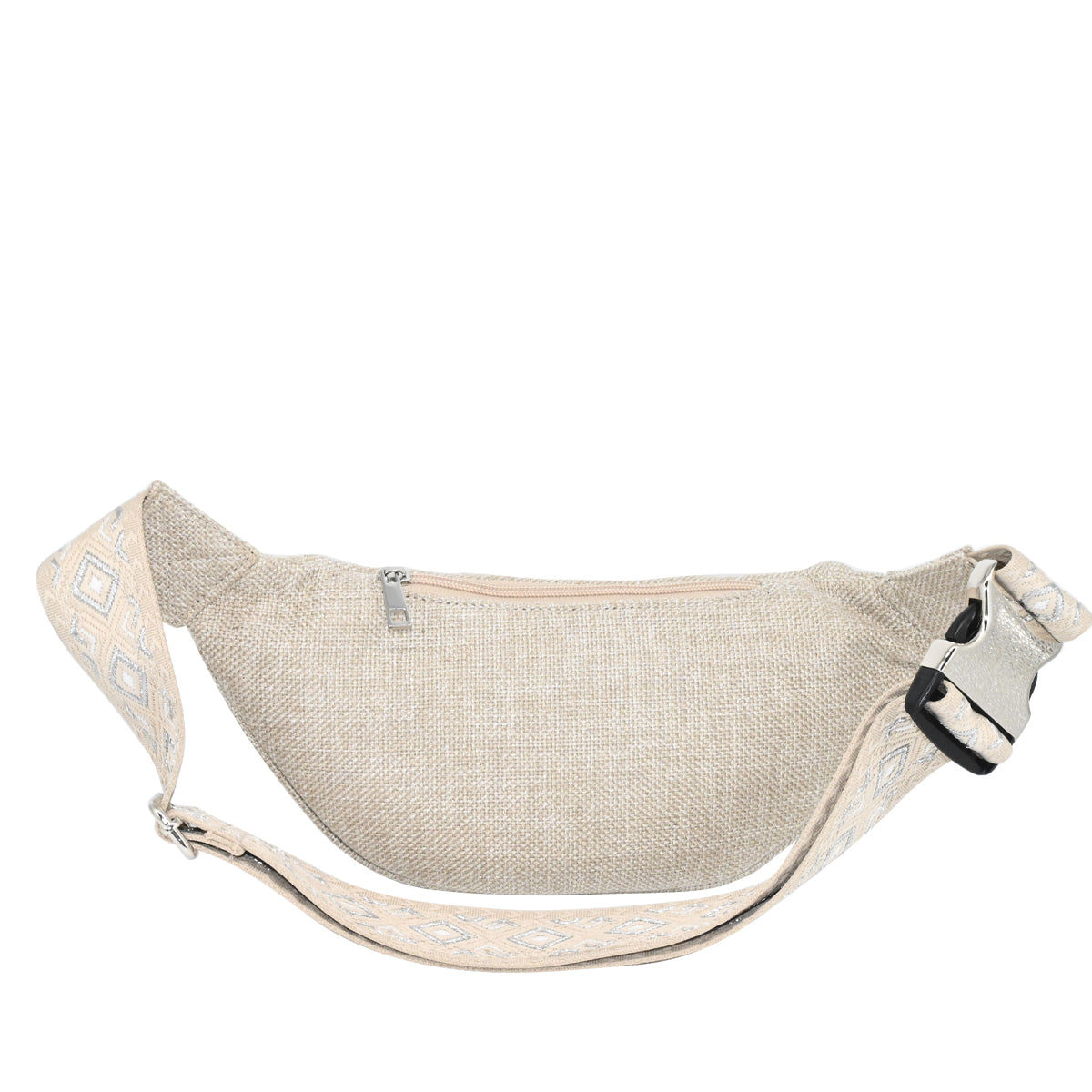 840807 Vesker, FRIGG BumBag- lin-look - mørk beige