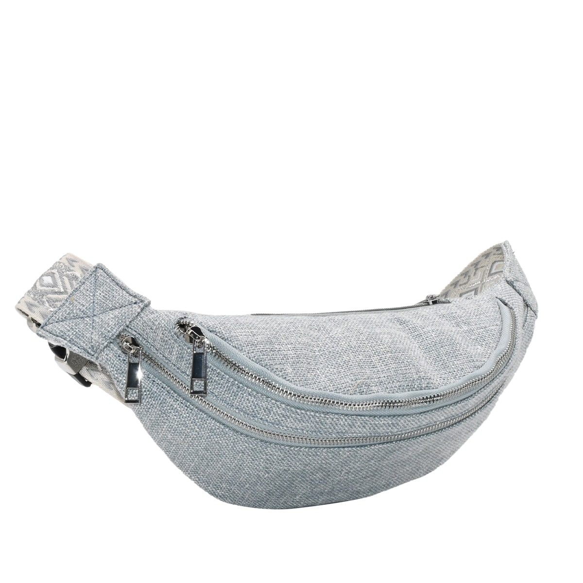 840846 Vesker, FRIGG BumBag- lin-look - jeansblå