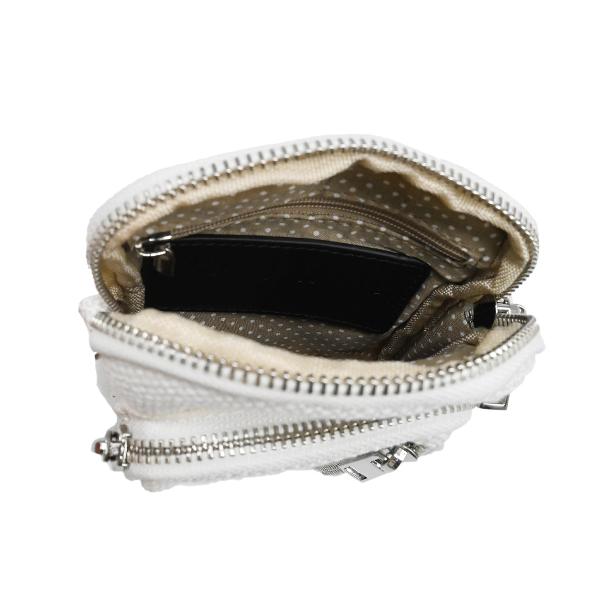 841002 Vesker, IDA MobilBag Lin-look - hvit