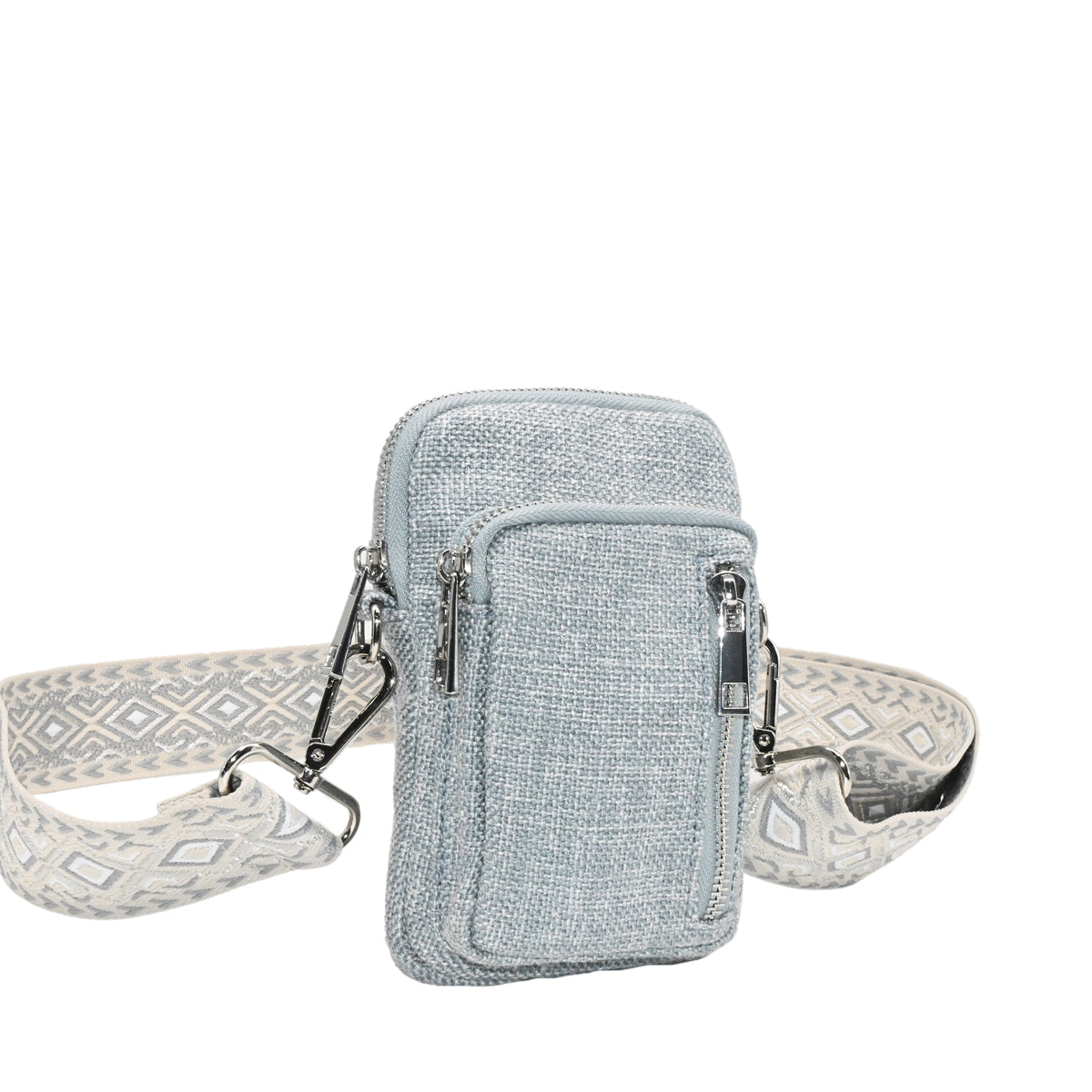 841046 Vesker, IDA MobilBag Lin-look - jeansblå