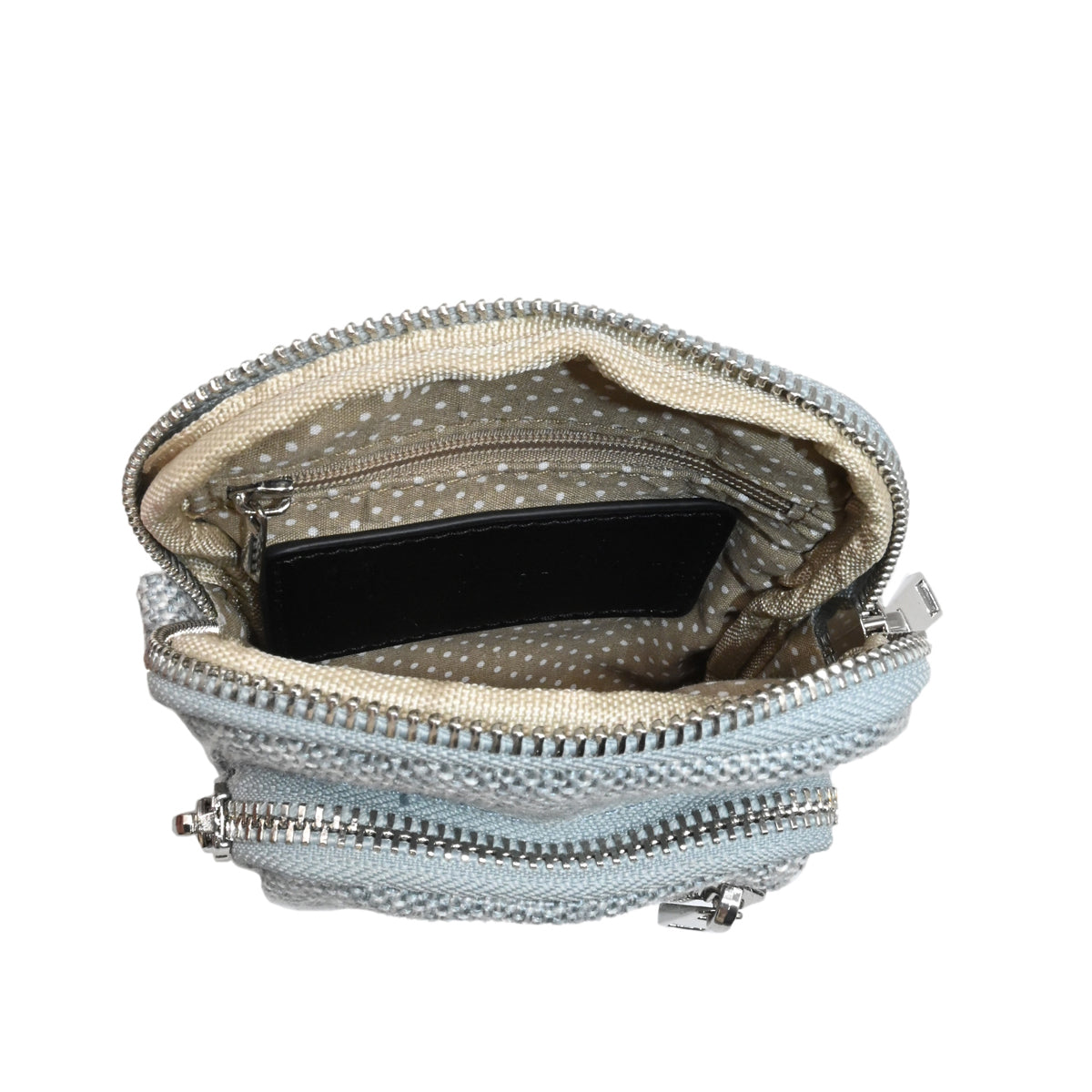 841046 Vesker, IDA MobilBag Lin-look - jeansblå