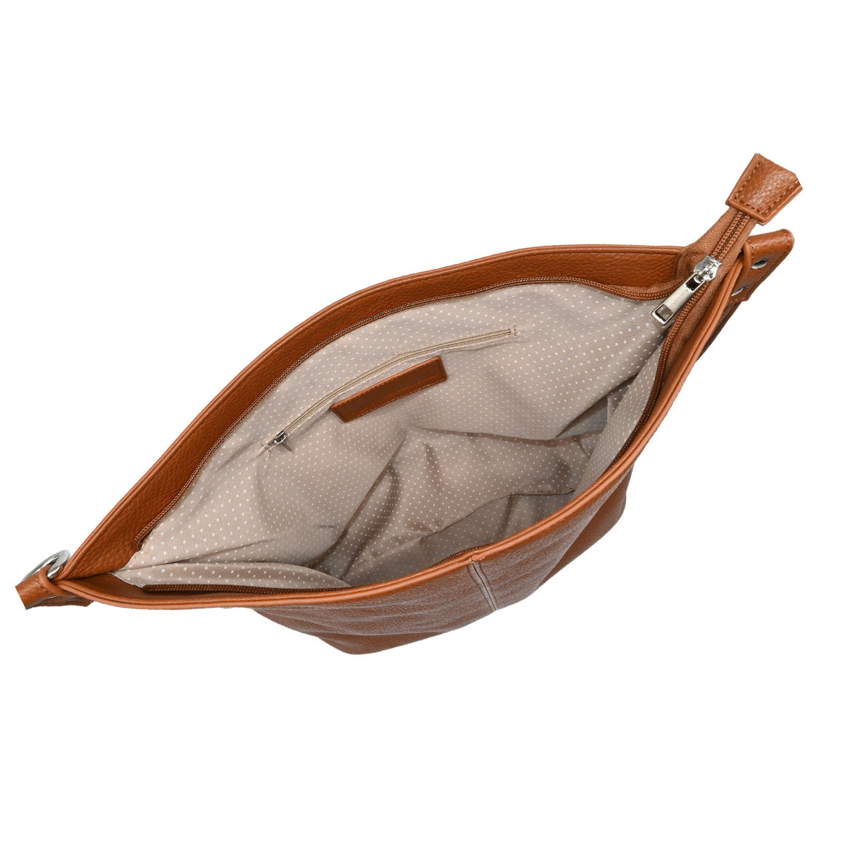 841415 Vesker, FLO Crossbag - cognac